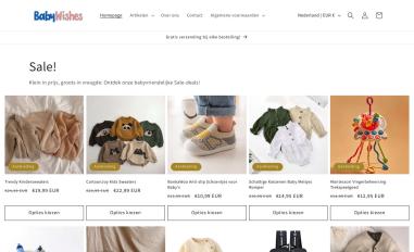 Schermafbeelding van babywishes.nl