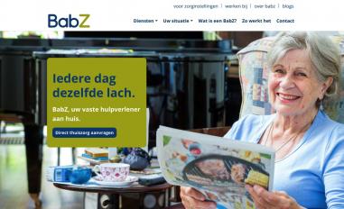 Schermafbeelding van babzorg.nl