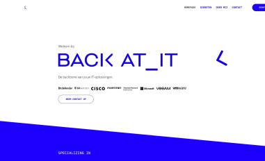 Schermafbeelding van backat-it.nl