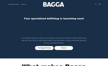 Schermafbeelding van baggabags.com