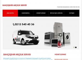 Schermafbeelding van bahcesehirservisi.com