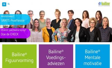 Schermafbeelding van bailinestudio.nl