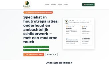 Schermafbeelding van balansonderhoud.nl