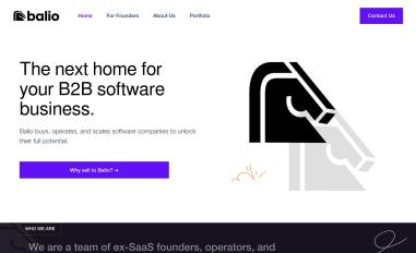 Schermafbeelding van baliohq.com