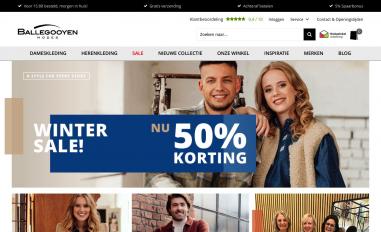 Schermafbeelding van ballegooyenmodes.com