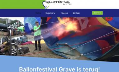 Schermafbeelding van ballonfestival-grave.nl