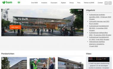 Schermafbeelding van bam.com