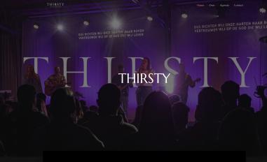 Schermafbeelding van bandthirsty.nl