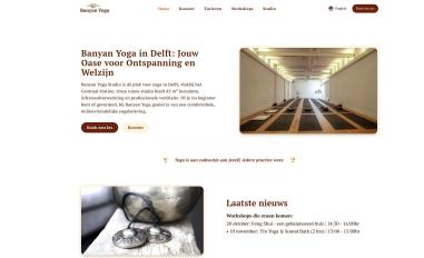Schermafbeelding van banyanyoga.nl