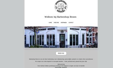 Schermafbeelding van barbershopbroers.nl
