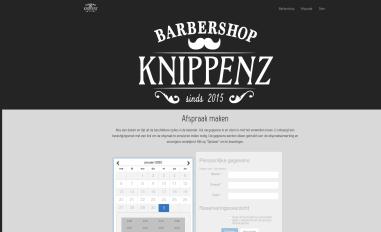Schermafbeelding van barbershopknippenz.nl