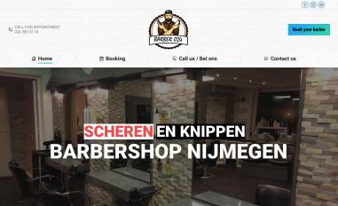 Schermafbeelding van barbershopnijmegen.nl