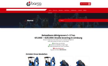Schermafbeelding van barcamachines.be