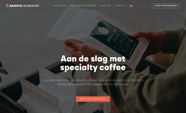 Schermafbeelding van barista-workshop.nl