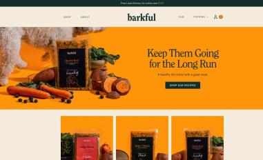 Schermafbeelding van barkful.com