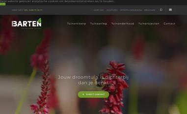 Schermafbeelding van bartentuinen.nl