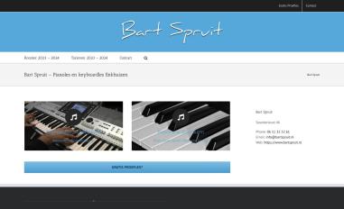 Schermafbeelding van bartspruit.nl