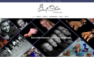 Schermafbeelding van bartvanderaafotografie.nl