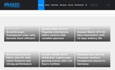 Schermafbeelding van basic-tutorials.com