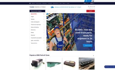 Schermafbeelding van basparts.com