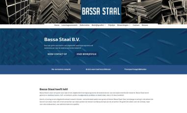 Schermafbeelding van bassastaal.nl