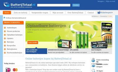 Schermafbeelding van batterijtotaal.nl