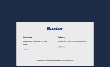 Schermafbeelding van baxter.be