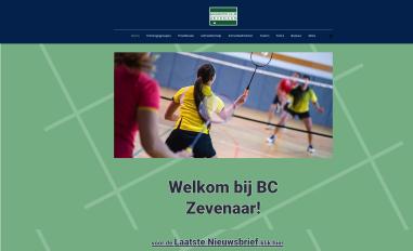 Schermafbeelding van bczevenaar.nl