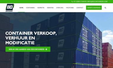 Schermafbeelding van bdcontainers.com