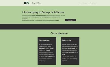 Schermafbeelding van bdvsa.nl