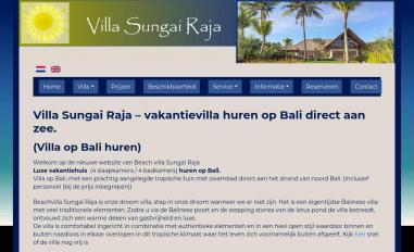 Schermafbeelding van beachvillasungairaja.com