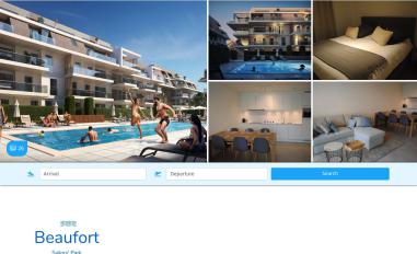 Schermafbeelding van beaufortsailorspark.be