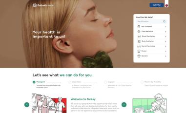 Schermafbeelding van beauty.esthetichubs.com