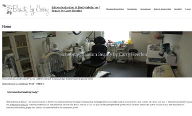 Schermafbeelding van beautybycarry.nl