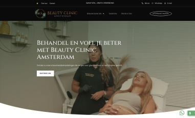 Schermafbeelding van beautyclinic-amsterdam.nl
