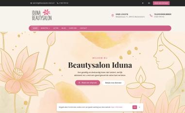 Schermafbeelding van beautysalon-iduna.nl