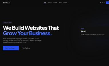 Schermafbeelding van becholtz.com