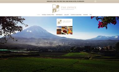 Schermafbeelding van bedandbreakfast-arequipa.com
