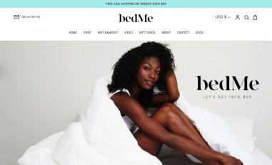 Schermafbeelding van bedmestore.com