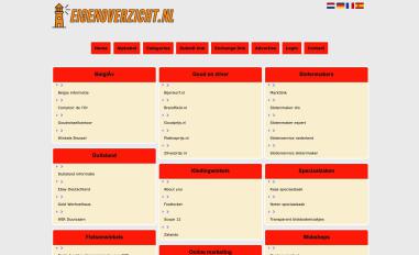 Schermafbeelding van bedrijf.eigenoverzicht.nl
