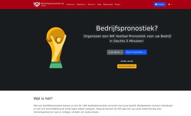 Schermafbeelding van bedrijfspronostiek.be