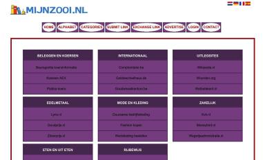 Schermafbeelding van bedrijfswijzer.mijnzooi.nl