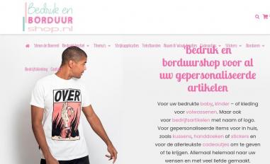 Schermafbeelding van bedrukenborduurshop.nl