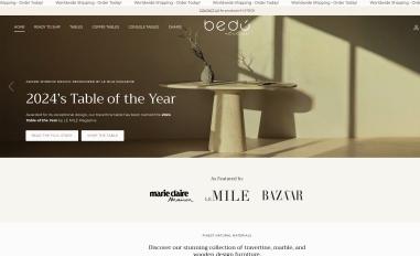 Schermafbeelding van beduatelier.com