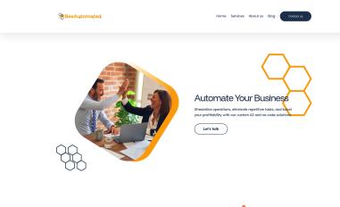 Schermafbeelding van bee-automated.com