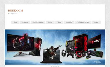 Schermafbeelding van beekcom.nl