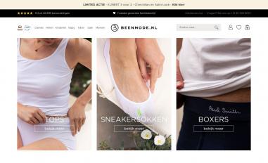 Schermafbeelding van beenmode.nl