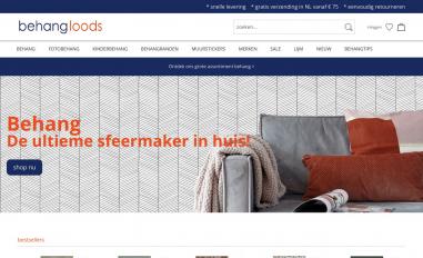 Schermafbeelding van behangloods.nl