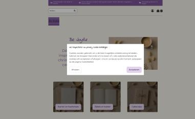 Schermafbeelding van bejoyful.nl