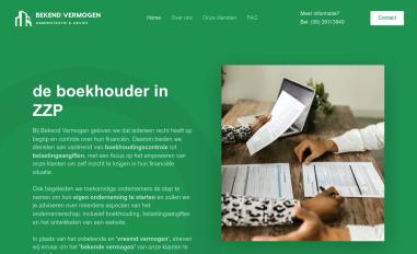 Schermafbeelding van bekendvermogen.nl